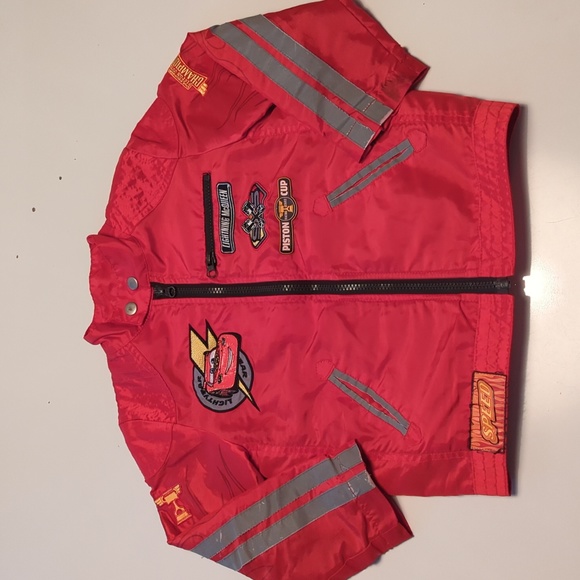 Disney Jackets & Coats Vguc Disney Lightning Mcqueen Jacket Poshmark